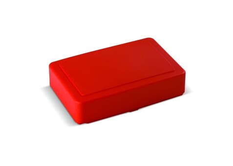 Brotdose groß 1200ml - Rot bedrucken, Art.-Nr. LT90416-N0021
