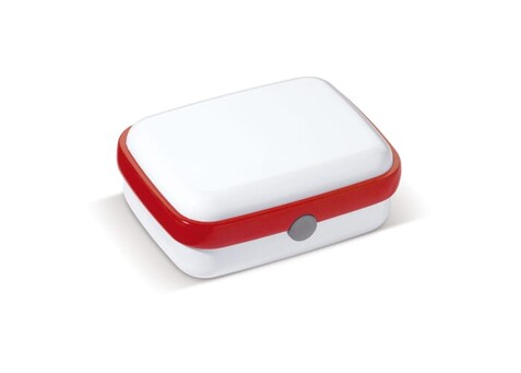 Brotdose Fresh 1000ml - Weiss / Rot bedrucken, Art.-Nr. LT90466-N0121 Brotdose Fresh 1000ml - Weiss / Rot bedrucken, Art.-Nr. LT90466-N0121