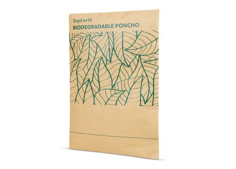 Biologisch abbaubarer Regenponcho - Natur bedrucken, Art.-Nr. LT90490-N0094