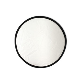 Faltbares Frisbee - Weiss bedrucken, Art.-Nr. LT90511-N0001