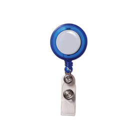 Namensschildhalter - Transparent Blau bedrucken, Art.-Nr. LT90766-N0411