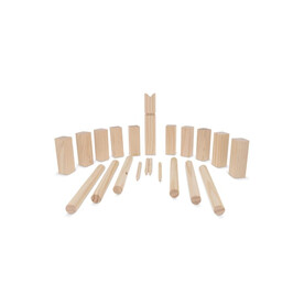 Kubb Spiel aus Holz mit Beutel - Holz bedrucken, Art.-Nr. LT90777-N0093