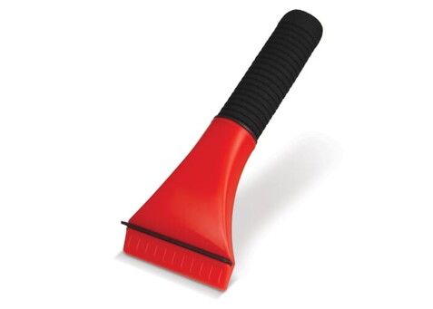 Eiskratzer mit robustem Griff - Rot bedrucken, Art.-Nr. LT90783-N0021