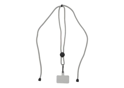 Einstellbares Telefonkabel - Hellgrau bedrucken, Art.-Nr. LT90883-N0062