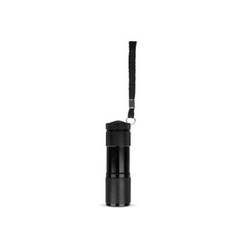 LED-Taschenlampe aus Aluminium - Schwarz bedrucken, Art.-Nr. LT90960-N0002 LED-Taschenlampe aus Aluminium - Schwarz bedrucken, Art.-Nr. LT90960-N0002