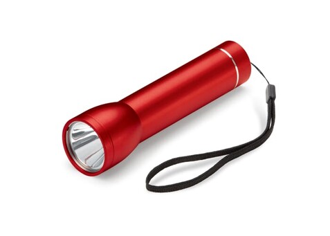 Taschenlampe mit Powerbank 2200mAh - Rot bedrucken, Art.-Nr. LT91020-N0021