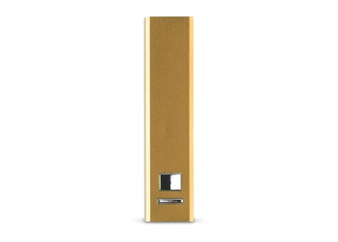 Powerbank Aluminium 2200mAh - Gold bedrucken, Art.-Nr. LT91030-N0006