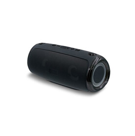 Large speaker with shoulder strap 20W - Schwarz bedrucken, Art.-Nr. LT91127-N0002