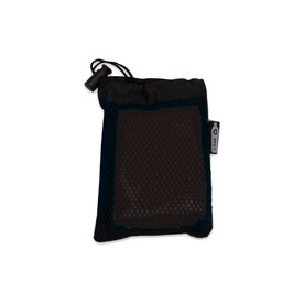 Kühlendes Handtuch aus RPET-Material, 30x80cm - Schwarz / Schwarz bedrucken, Art.-Nr. LT91204-N0202