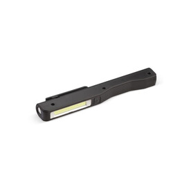 COB-Taschenlampe - Schwarz bedrucken, Art.-Nr. LT91211-N0002