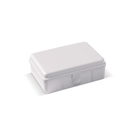 Brotdose Eins 950ml - Weiss bedrucken, Art.-Nr. LT91257-N0001