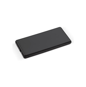 Powerbank 4000mAh mit Logo-Beleuchtung - Schwarz / Schwarz bedrucken, Art.-Nr. LT91288-N0202 Powerbank 4000mAh mit Logo-Beleuchtung - Schwarz / Schwarz bedrucken, Art.-Nr. LT91288-N0202