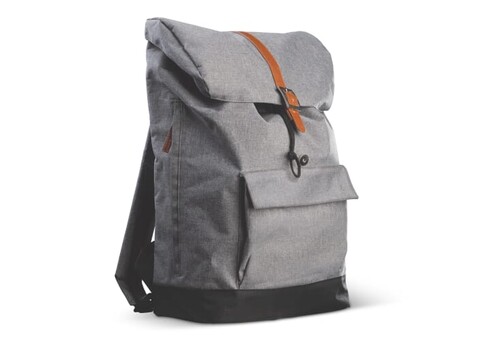 Rucksack Brixton polyester 300D 22L - Grau / Schwarz bedrucken, Art.-Nr. LT91296-N6102