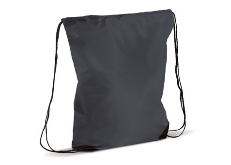 Kordelzugtasche 210T RPET - Grau bedrucken, Art.-Nr. LT91399-N0061