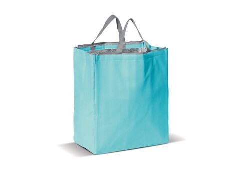 Große Kühltasche aus Non Woven - Hellblau bedrucken, Art.-Nr. LT91408-N0012