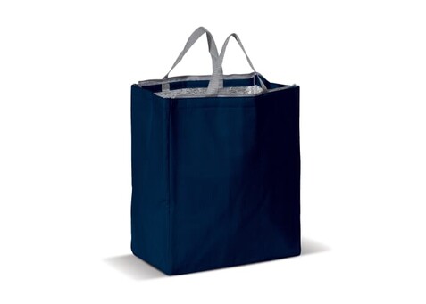 Große Kühltasche aus Non Woven - Dunkelblau bedrucken, Art.-Nr. LT91408-N0010