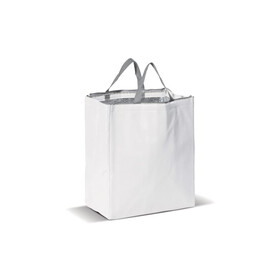Große Kühltasche aus Non Woven - Weiss bedrucken, Art.-Nr. LT91408-N0001 Große Kühltasche aus Non Woven - Weiss bedrucken, Art.-Nr. LT91408-N0001