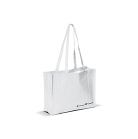 Umhängetasche R-PET 110g/m² - Weiss bedrucken, Art.-Nr. LT91478-N0001