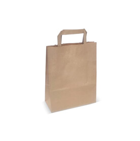 Papiertüte 70g/m² 28x10x22cm - Braun bedrucken, Art.-Nr. LT91629-N0051