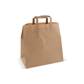 Papiertüte 70g/m² 32x21x33cm - Braun bedrucken, Art.-Nr. LT91631-N0051