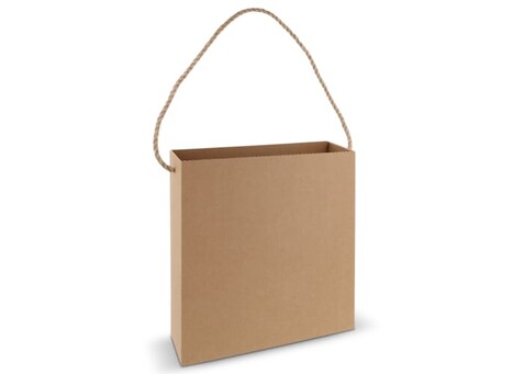 Kartontasche 35x35x11cm - Braun bedrucken, Art.-Nr. LT91636-N0051