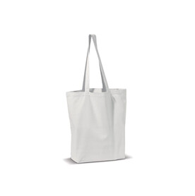 Umhängetasche Leinwand 250g/m² 41x12x43cm - Weiss bedrucken, Art.-Nr. LT91713-N0001