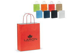 Mittlere Papiertasche im Eco Look 120g/m² bedrucken, Art.-Nr. LT91717
