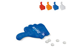 Pfefferminzdose Daumen bedrucken, Art.-Nr. LT91725