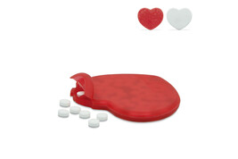 Pfefferminzdose Herz bedrucken, Art.-Nr. LT91773
