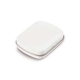 Mini Pfefferminzdose - Weiss bedrucken, Art.-Nr. LT91795-N0001