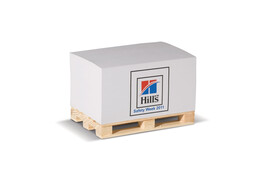 Zettelblock auf Holzpalette 12x8x6cm bedrucken, Art.-Nr. LT91845