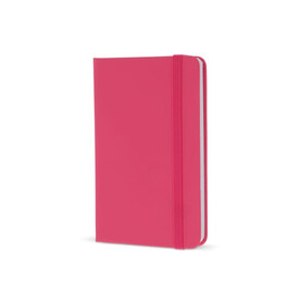 Notizbuch A6 aus PU mit FSC-Seiten - Rosa bedrucken, Art.-Nr. LT92065-N0076