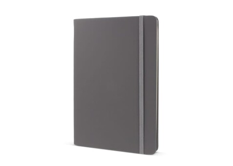 Notizbuch R-PET/PU A5 - Grau bedrucken, Art.-Nr. LT92071-N0061