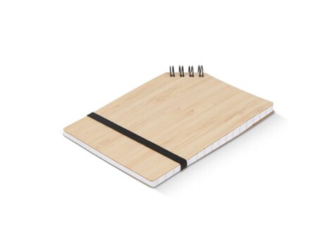Notizbuch Bamboo Corner-Bound A6 - Natur bedrucken, Art.-Nr. LT92072-N0094