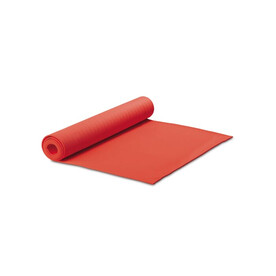 Fitness-Yogamatte mit Trageriemen - Rot bedrucken, Art.-Nr. LT93241-N0021