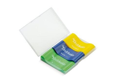 Widerstandsbänder, Fitnessset - Transparent bedrucken, Art.-Nr. LT93244-N0004