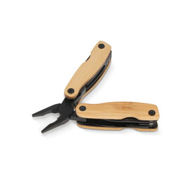 Multi-Tool Bamboo 12 Funktionen - Schwarz bedrucken, Art.-Nr. LT93410-N0002