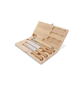 Messerset in Geschenkbox - Holz bedrucken, Art.-Nr. LT94498-N0093