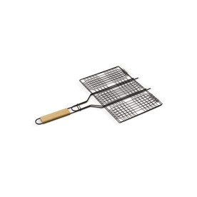 Barbecue Grill rechteckig - Holz bedrucken, Art.-Nr. LT94521-N0093