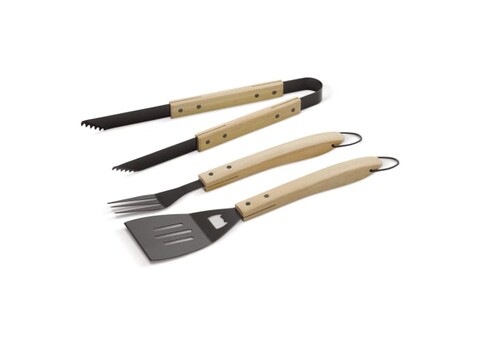 Grillset, Holzoptik - Holz bedrucken, Art.-Nr. LT94523-N0093