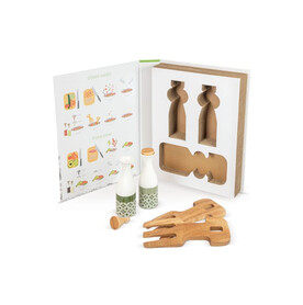 Öl &amp;amp; Essig Set, 2 tlg. - Holz bedrucken, Art.-Nr. LT94532-N0093