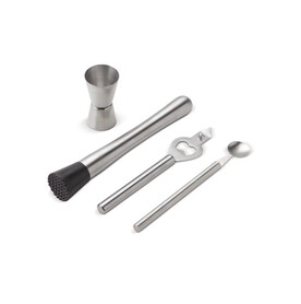 Cocktail Set - Silber bedrucken, Art.-Nr. LT94537-N0005
