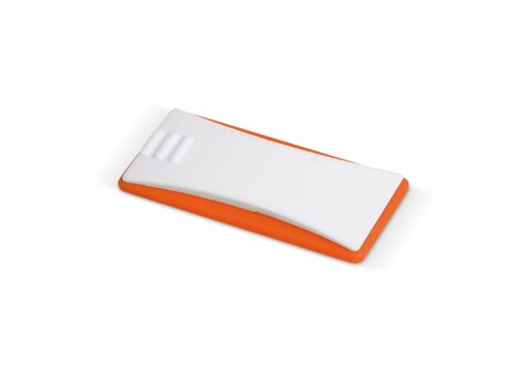 Webcam Abdeckung - Weiss / Orange bedrucken, Art.-Nr. LT95033-N0126