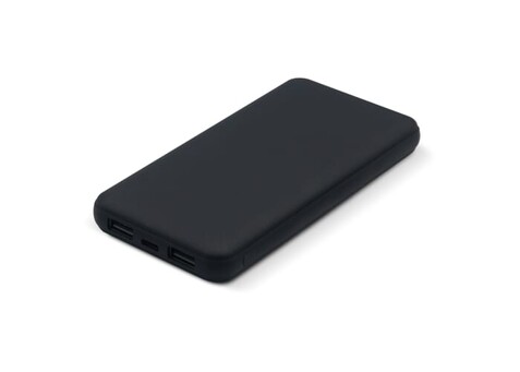 Elite Softtouch-Edition Powerbank 8000mAh - Schwarz bedrucken, Art.-Nr. LT95087-N0002