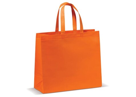 Laminierte Non Woven Tasche 105g/m² - Orange bedrucken, Art.-Nr. LT95111-N0026
