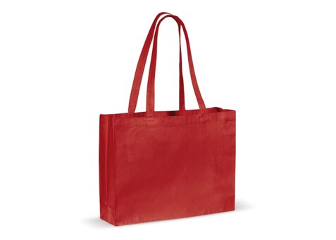 Umhängetasche Leinwand OEKO-TEX®270g/m² 45x10x33cm - Rot bedrucken, Art.-Nr. LT95162-N0021