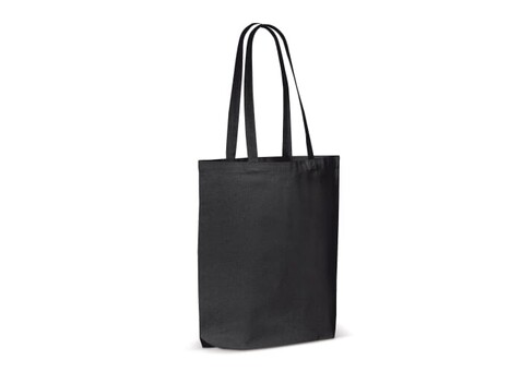Umhängetasche Leinwand OEKO-TEX®270g/m² 42x12x43cm - Schwarz bedrucken, Art.-Nr. LT95164-N0002