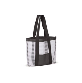 Strandtasche - Weiss / Schwarz bedrucken, Art.-Nr. LT95174-N0102 Strandtasche - Weiss / Schwarz bedrucken, Art.-Nr. LT95174-N0102