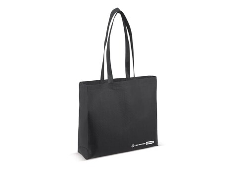Umhängetasche R-PET 100g/m² - Schwarz bedrucken, Art.-Nr. LT95197-N0002