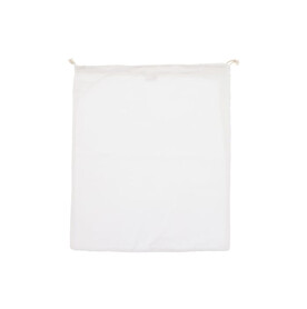 Wiederverwendbare Lebensmitteltasche OEKO-TEX® Baumwolle 40x45cm - Weiss bedrucken, Art.-Nr. LT95211-N0001